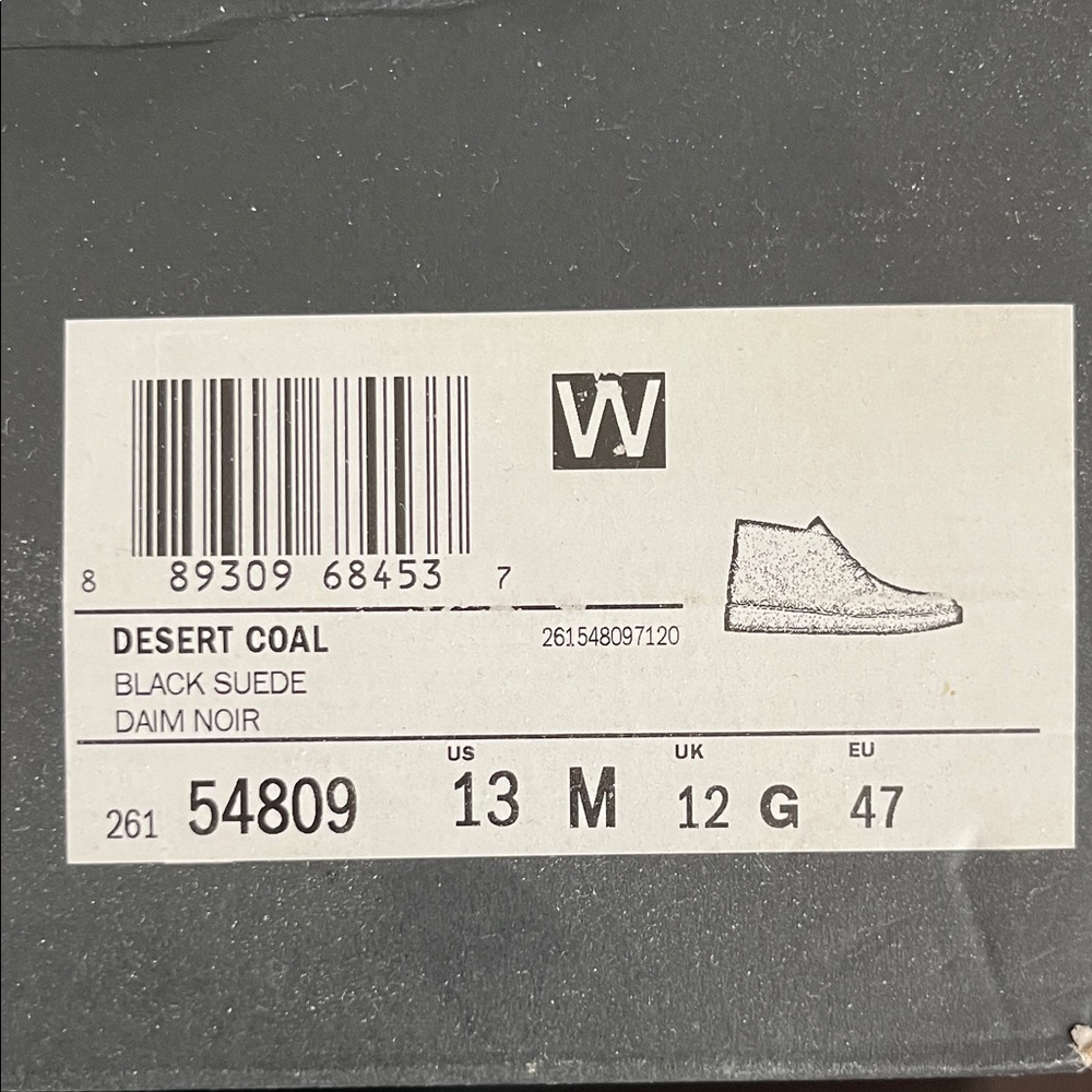Women’s Clarks Desert Coal shoes